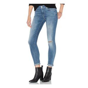 MOTHER DENIM High Waisted Looker High Five Knee Hole Jeans - Size 25